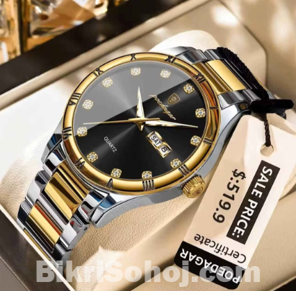 Poedagar Luxury Quartz Wrist Watch for Men